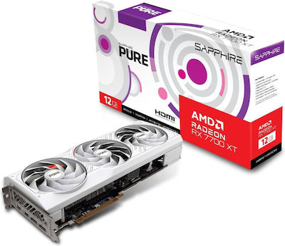 Sapphire Radeon RX 7700 XT 12GB GDDR6 OC pur Placă Grafică