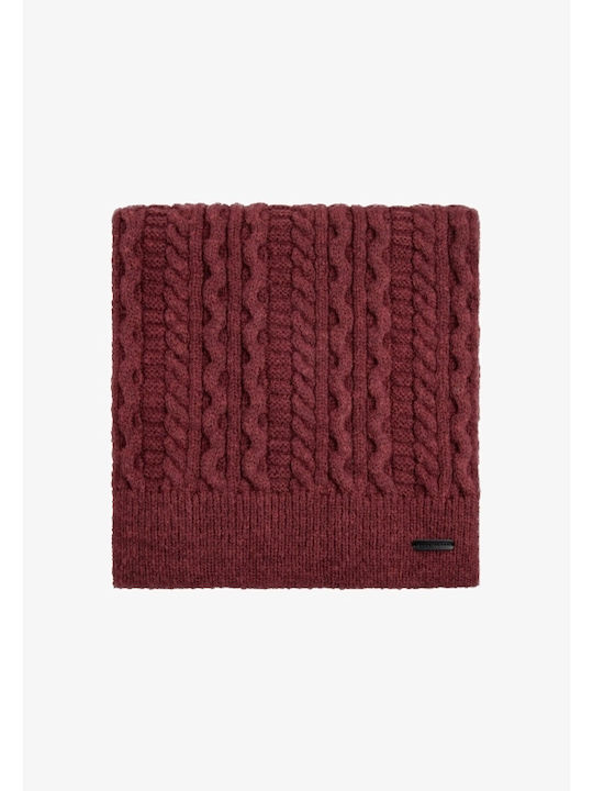 Pepe Jeans Women's Wool Scarf Burgundy