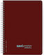 The Penwest Company Spiral Notebook Ruled A4 150 Sheets 5 Subjects Brown 1pcs
