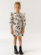 Children's Dress Long Sleeve Animal Print Animal Print