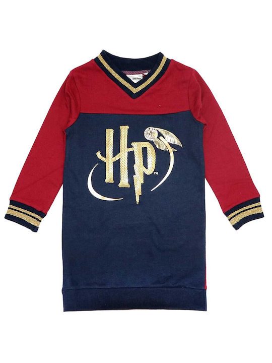 Warner Bros Sweatshirt Kids Dress Long Sleeve Red