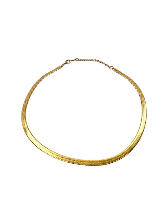 Eyelove Chain Neck made of Steel Gold-Plated