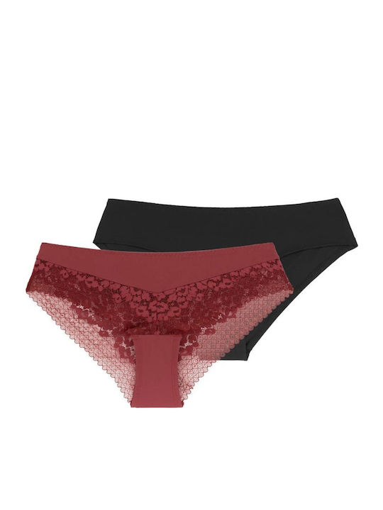 Γυναικεία Slip 2Pack με Δαντέλα