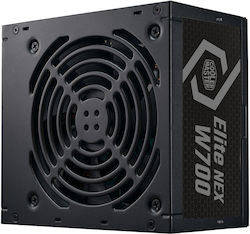 CoolerMaster Elite NEX Black Mesh 700W Μαύρο Τροφοδοτικό Υπολογιστή Full Wired 80 Plus Standard