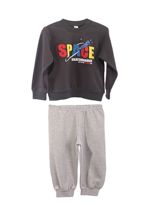 Dreams by Joyce Kids Winter Gray Space Pajamas