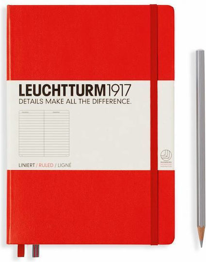 Leuchtturm1917 Notebook A5 with Dots Red