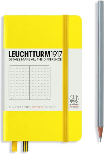 Leuchtturm1917 Notebook A6 with Dots Yellow 344796