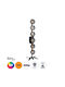 GloboStar Moving Light Projector Beam LED DMX RGB Warm White UV