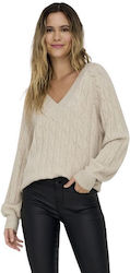 Only Women's Sport Tricotaje Sweater Gray