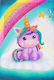Craft Buddy Notebook Crystal Art Unicorn Smile Set 5 Notizbücher