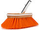 Deckmate Bootswaschbürste mit mittelharten Borsten und Länge 24cm. Orange Farbe