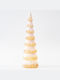 Christmas Decorative Illuminated Glass Tree 8.5cm IP20 Battery Gold