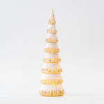 Christmas Decorative Illuminated Glass Tree 8.5...