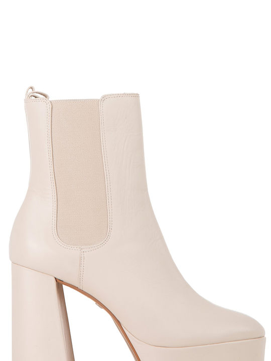 Carrano Damen Knöchelstiefel Beige