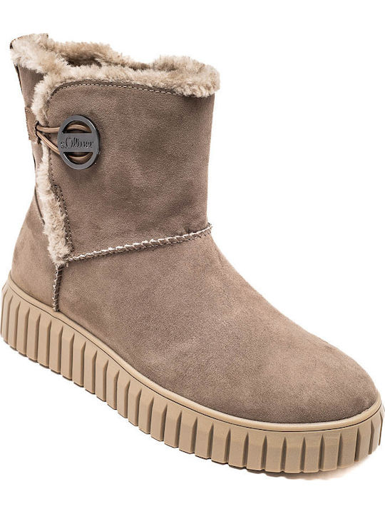 s.Oliver Women's Ankle Boots Taupe