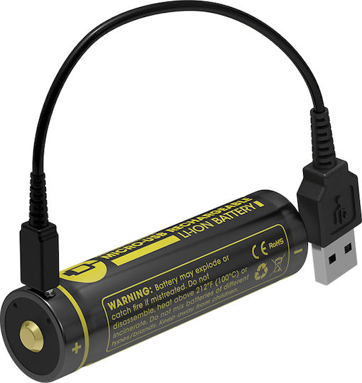 NiteCore NL1826R Презареждаща батерия 18650 Li-ion 2600mAh 3.6V 1бр