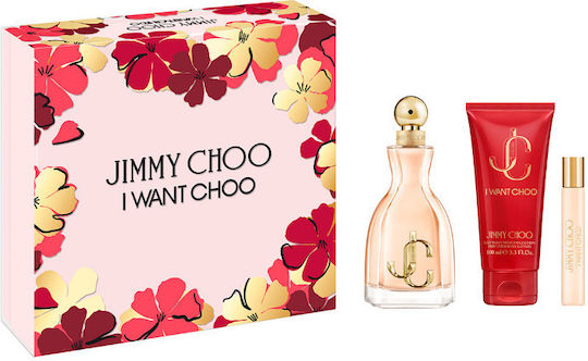 Jimmy Choo Choo I Want Choo Γυναικείο Σετ με Eau de Parfum 3τμχ