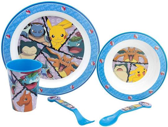 Stor Feeding Set made of Plastic Multicolour 5pcs