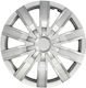 Mammooth Car Hubcap Set 15" 4pcs Silver A112 2044 15