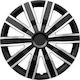 Mammooth Car Hubcap Set 14" 4pcs Black A112 2044D 14