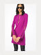 Mini Evening Purple Dress