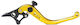 Apido Motorcycle Brake Lever for Yamaha Crypton-X135 Gold 34820555
