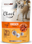 Tisert Chuck Nasses Katzenfutter für Katze in Beutel mit Huhn 100gr 8508