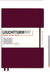 Leuchtturm1917 Notebook Squared Red