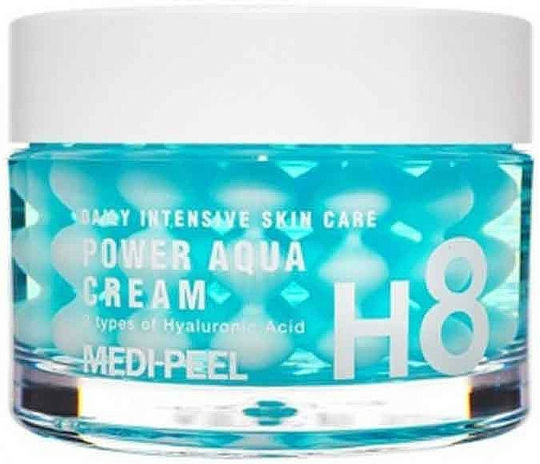 Medi Peel Power Aqua Κρέμα Προσώπου Ημέρας για Ενυδάτωση & Ρύθμιση Λιπαρότητας με Υαλουρονικό Οξύ & Πεπτίδια 50ml