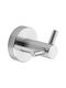 Bronze Art Double Wall-Mounted Bathroom Hook ​5.5x6cm Silver