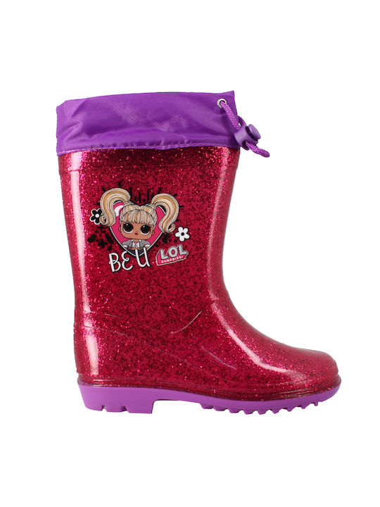 Arnetta Kids Wellies Fuchsia