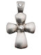 Kosmima1 Weißgold Kreuz 14K