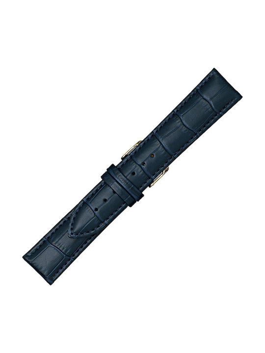KOSTELO Curea din piele Albastru 20mm