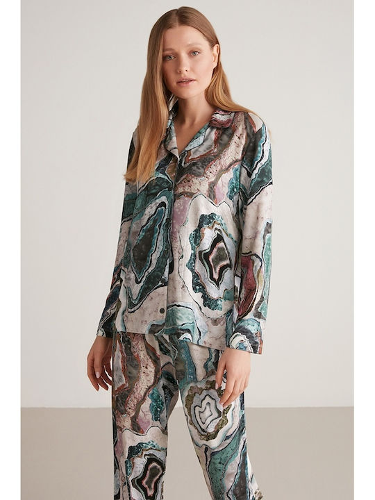 Penye Mood Winter Damen Pyjama-Set