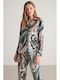 Penye Mood Winter Damen Pyjama-Set