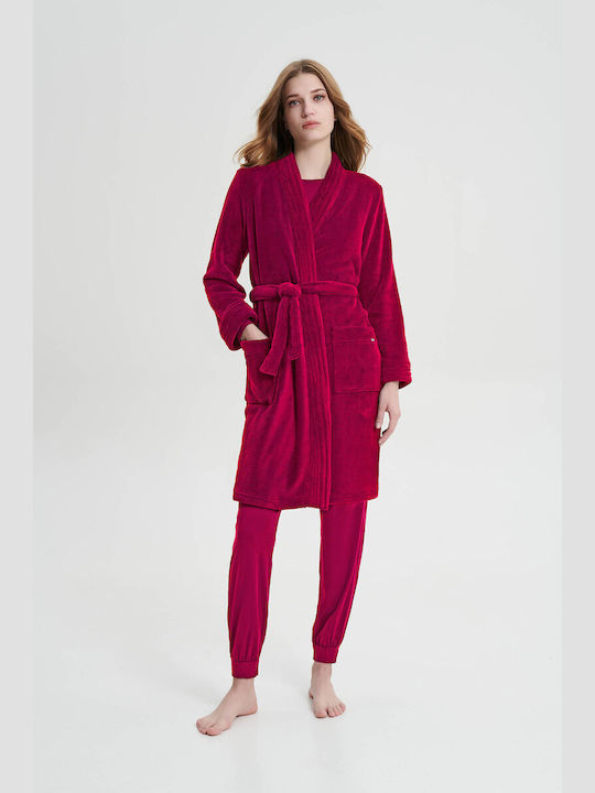 Vamp Winter Women's Robe Fuchsia