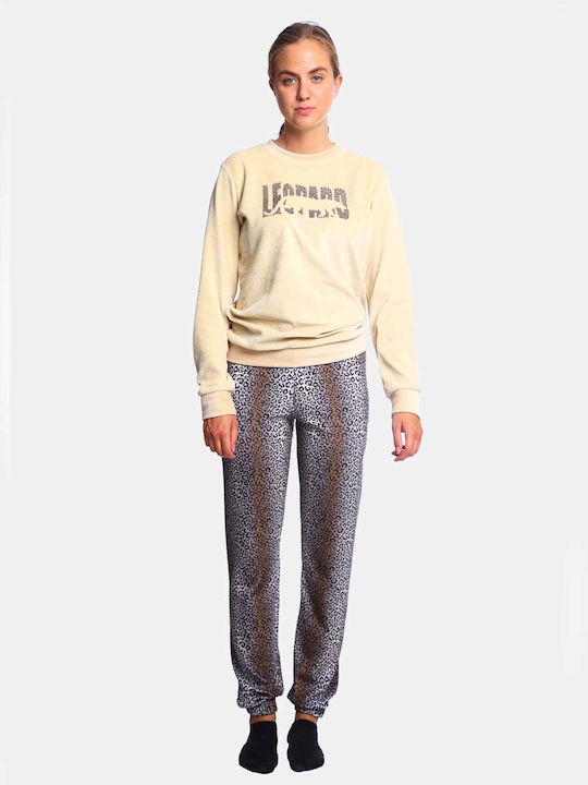 Dreams by Joyce Winter Women's Pyjama Set Beige