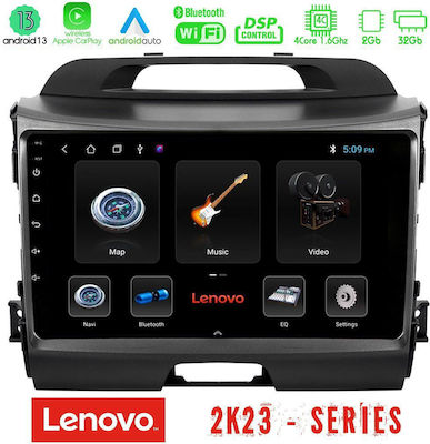 Lenovo Car-Audiosystem für Kia Sportage 2010-2015 (WiFi/GPS) mit Touchscreen 9"