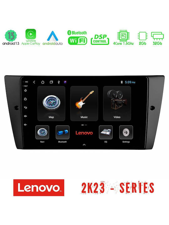 Lenovo Car-Audiosystem für BMW Serie 3 / Serie 3 (E90) / E90 / E91 / E92 2006-2011 (WiFi/GPS) mit Touchscreen 9"