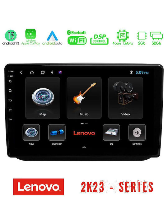 Lenovo Sistem Audio Auto pentru Skoda Fabia (WiFi/GPS) cu Ecran Tactil 10"