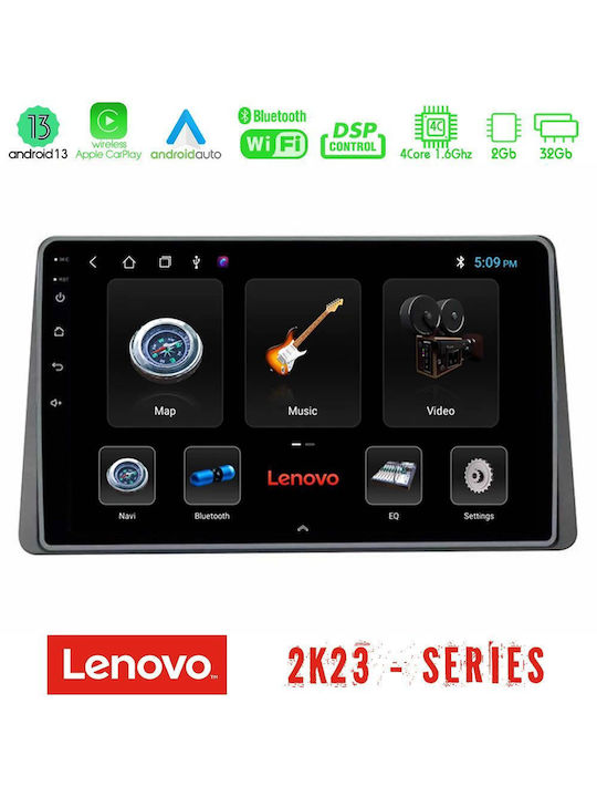 Lenovo Car-Audiosystem für Dacia Staubwedel 2019> (WiFi/GPS) mit Touchscreen 9"