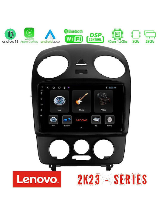 Lenovo Sistem Audio Auto pentru Volkswagen Gândac 2004-2010 (WiFi/GPS) cu Ecran Tactil 9"