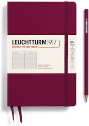 Leuchtturm1917 B6+ Notebook Ruled Red