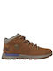 Timberland Kids Leather Boots Brown