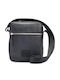 Ethon Herren Schulter / Crossbody Tasche Schwarz