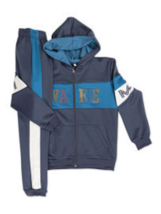 New College Set Kids Sweatpants Blue 44 38001 Skroutz.cy