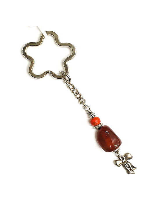 Roloi Komboloi Keychain Brown