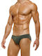 Herren Slips Khaki mit Mustern 1Packung