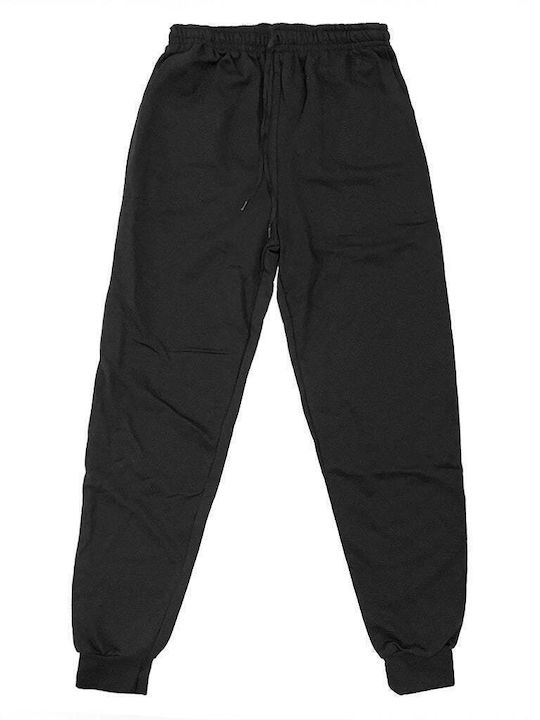 Sweatpants with Elastic Black