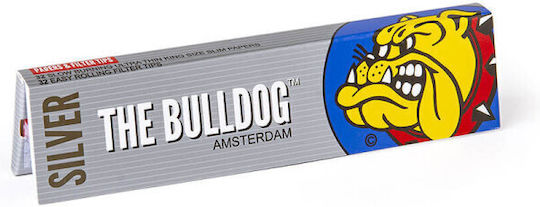 The Bulldog Amsterdam Foițe de Țigări Rulate Slim King Size cu Hârtie de țigări 33 foi 1buc